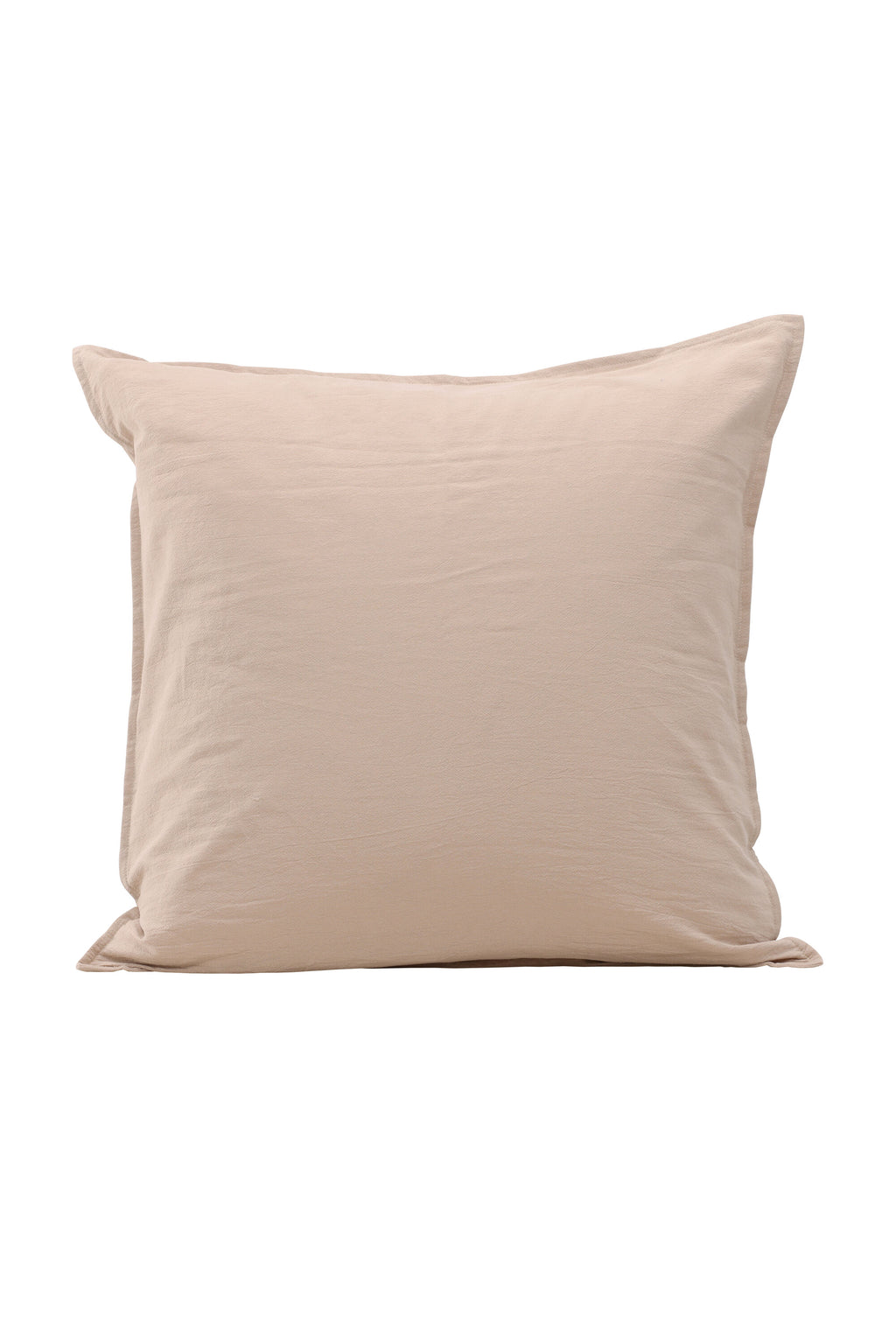 Ronja kuddfodral 60x60 cm beige i tvättad bomull