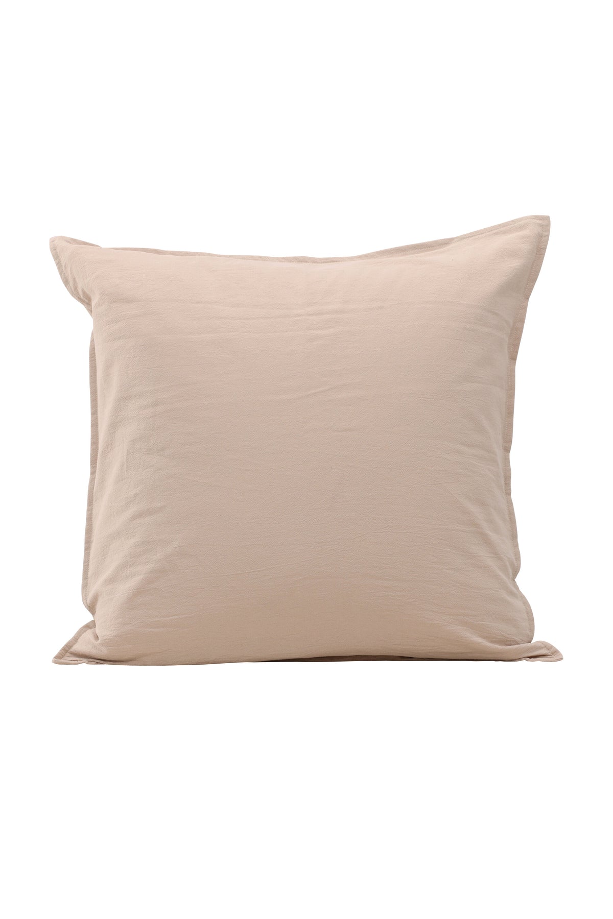 Ronja kuddfodral 60x60 cm beige i tvättad bomull