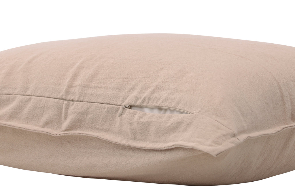 Ronja kuddfodral 50x90 cm beige tvättad bomull