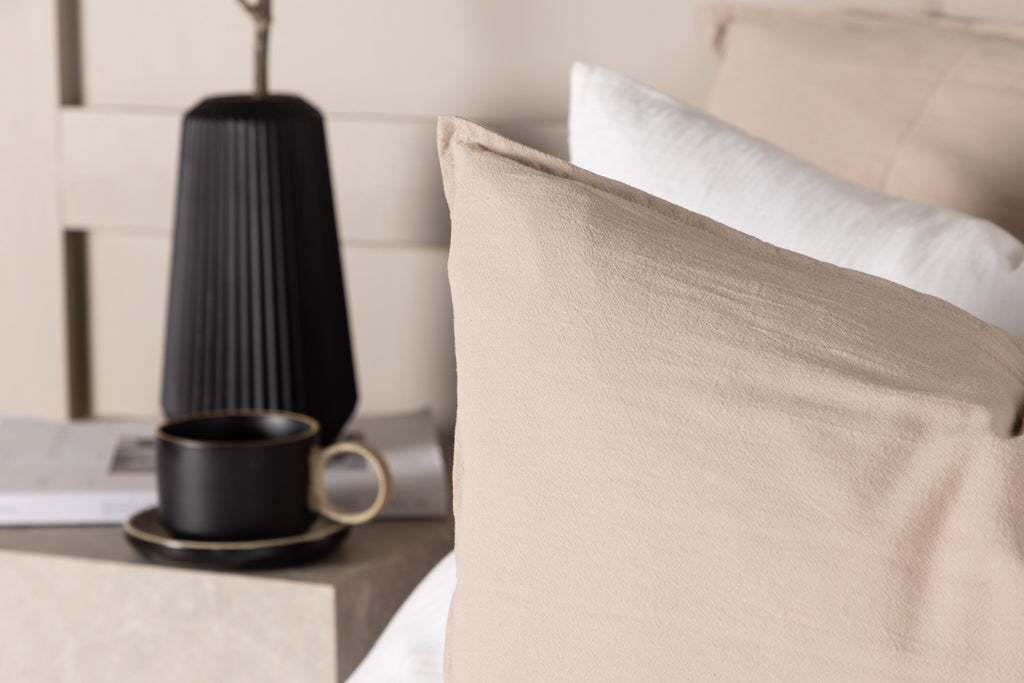 Ronja kuddfodral 40x60 cm beige tvättad bomull