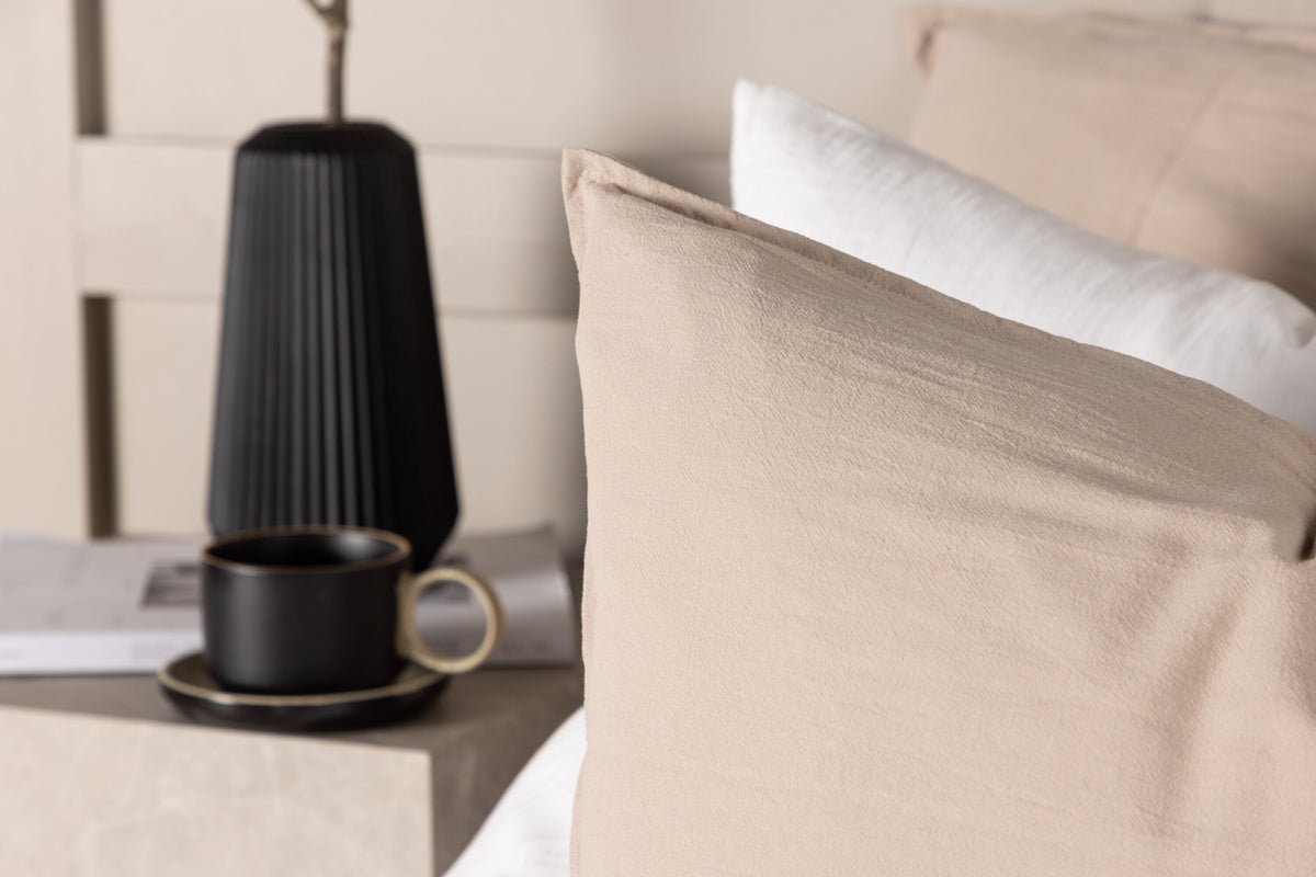 Ronja kuddfodral 40x60 cm beige tvättad bomull