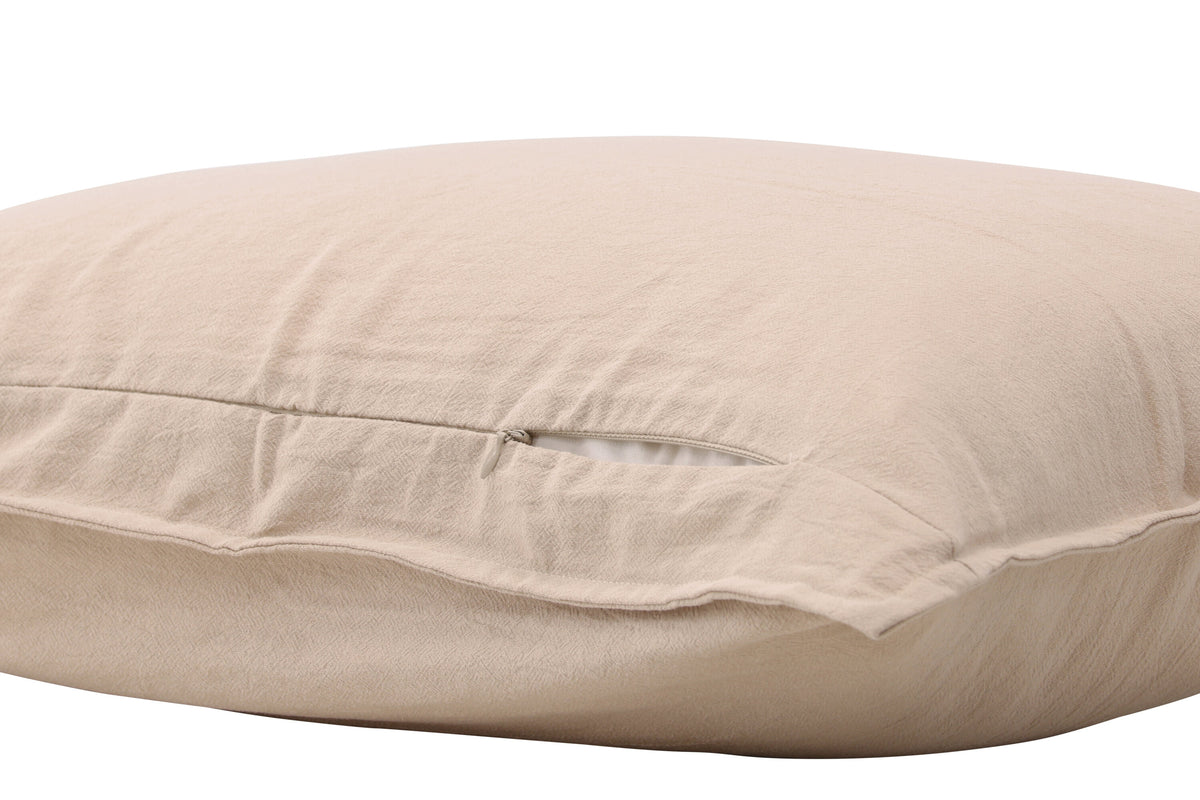 Ronja kuddfodral 40x60 cm beige tvättad bomull