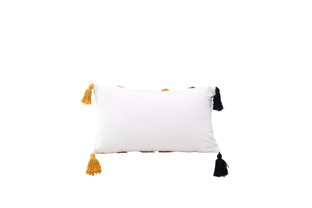 Melina kuddfodral 30x50 cm vit bomull