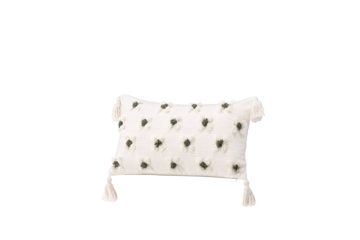 Millie kuddfodral 30x50 cm vit polyesterchenille