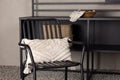 Wilda kuddfodral 30x50 cm benvit polyesterchenille