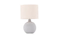 Torcello bordslampa grå/beige linne