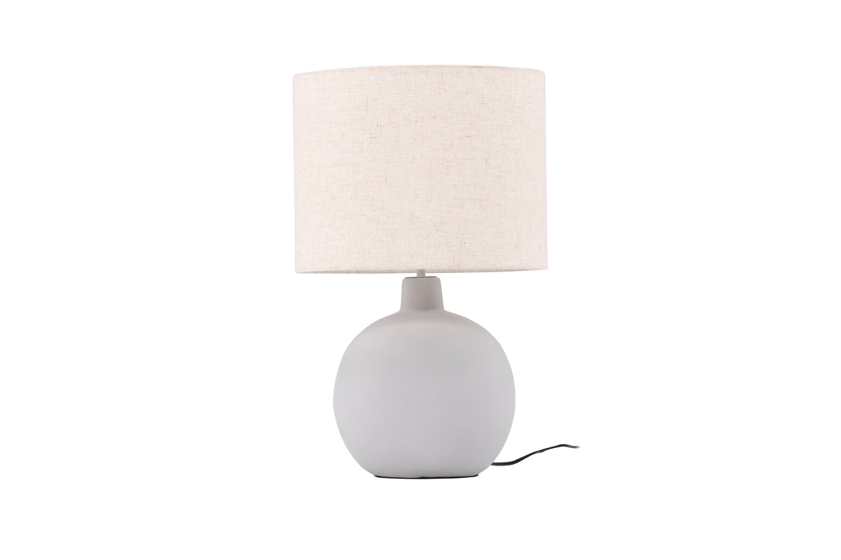 Torcello bordslampa grå/beige linne