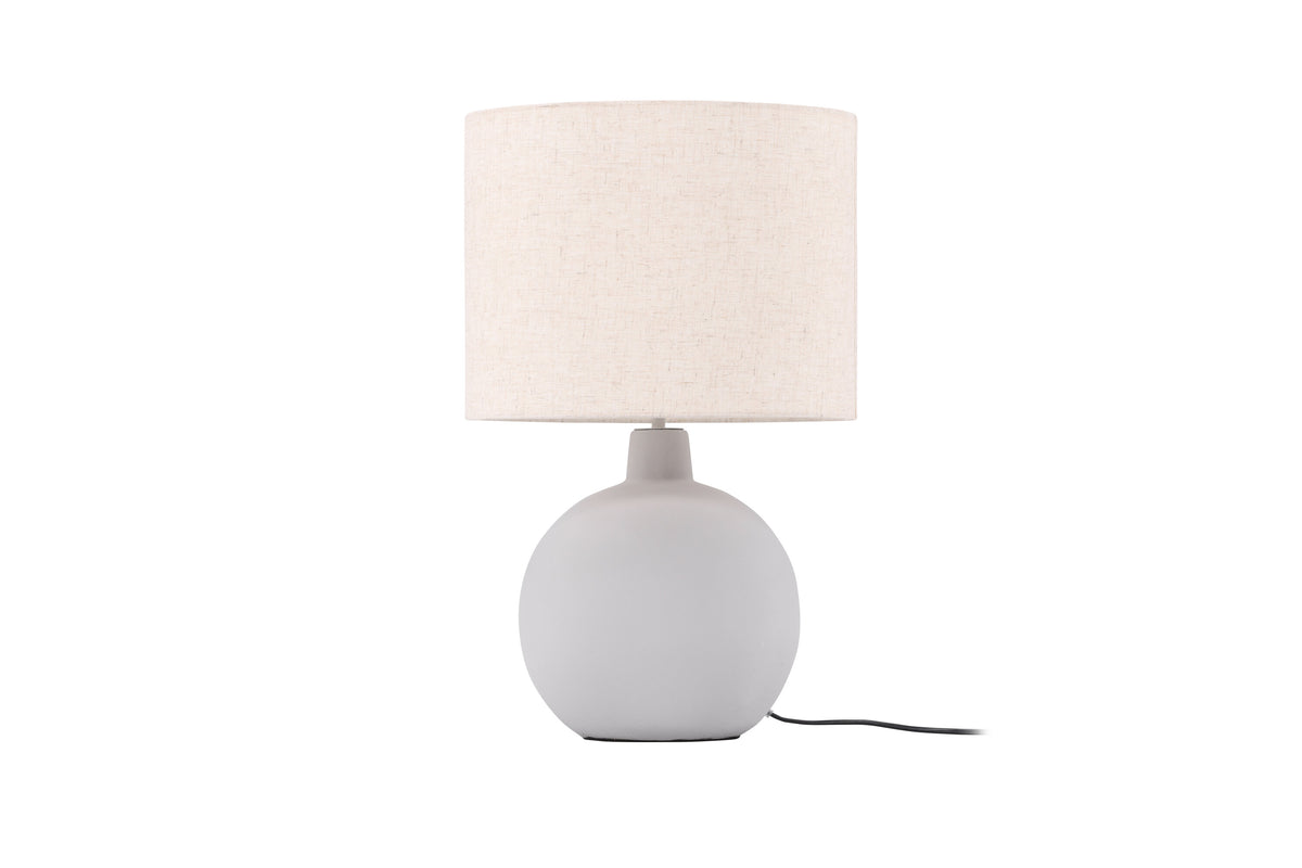 Torcello bordslampa grå/beige linne