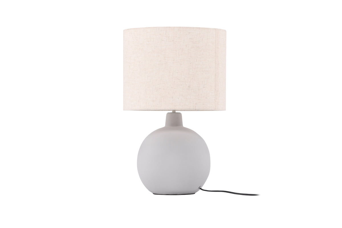 Torcello bordslampa grå/beige linne