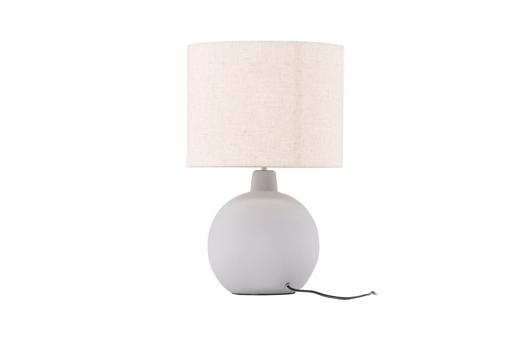 Torcello bordslampa grå/beige linne