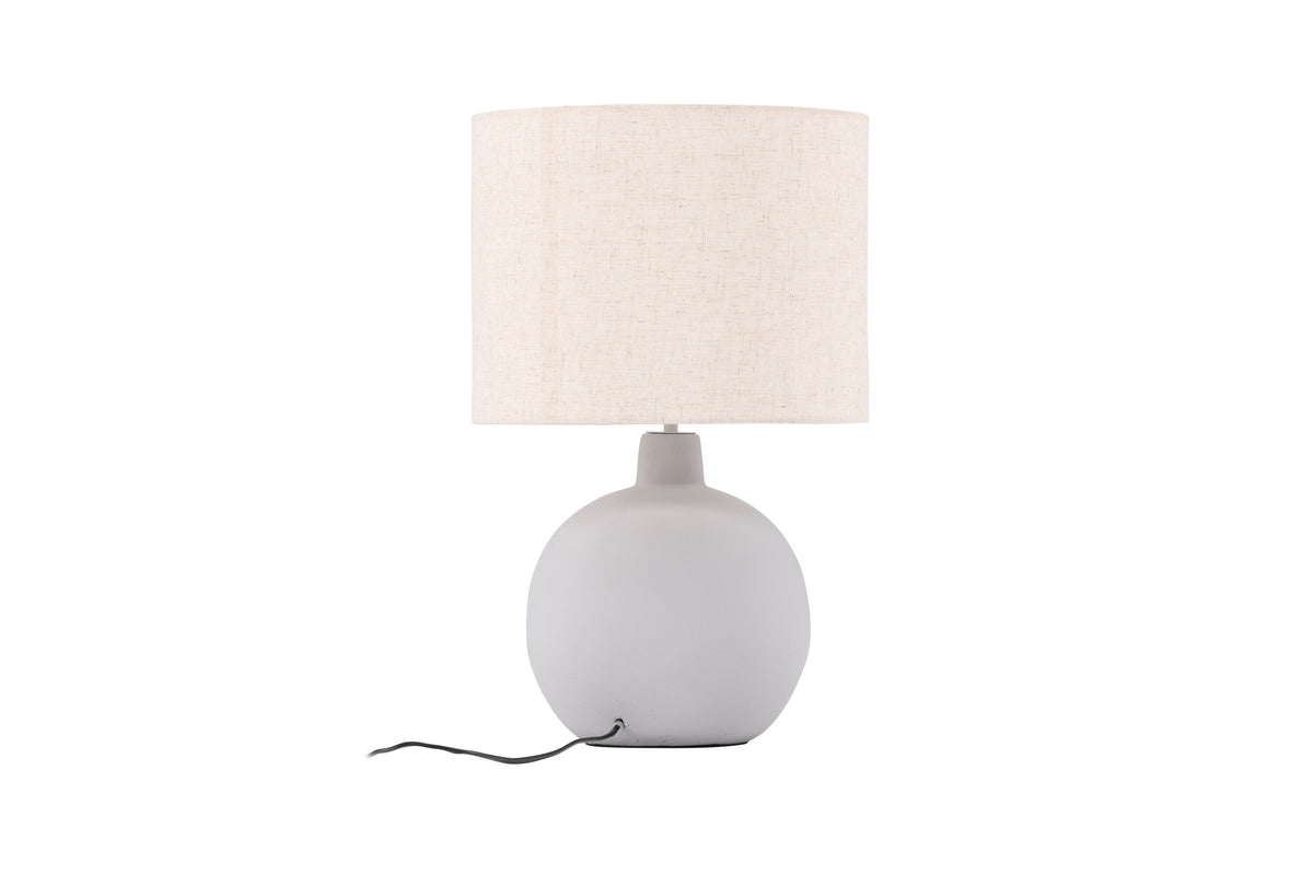 Torcello bordslampa grå/beige linne