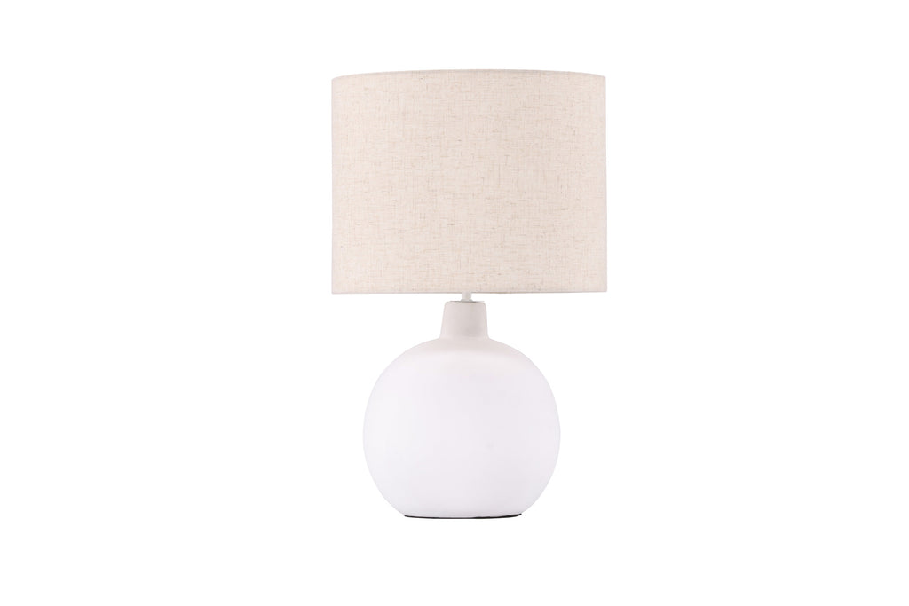 Torcello bordslampa vit/beige linne