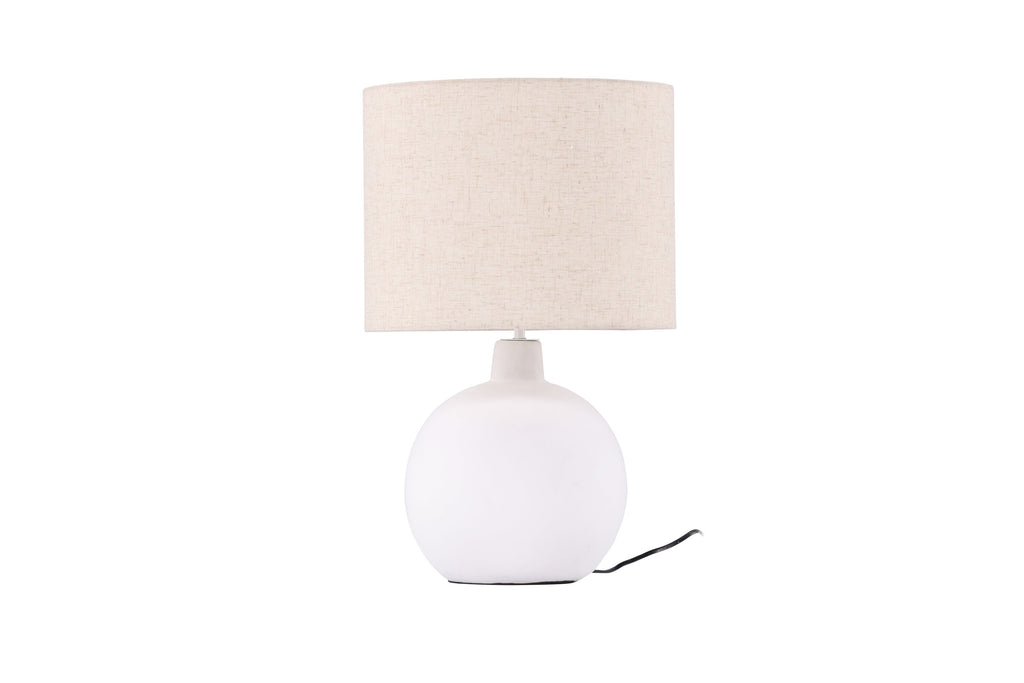 Torcello bordslampa vit/beige linne