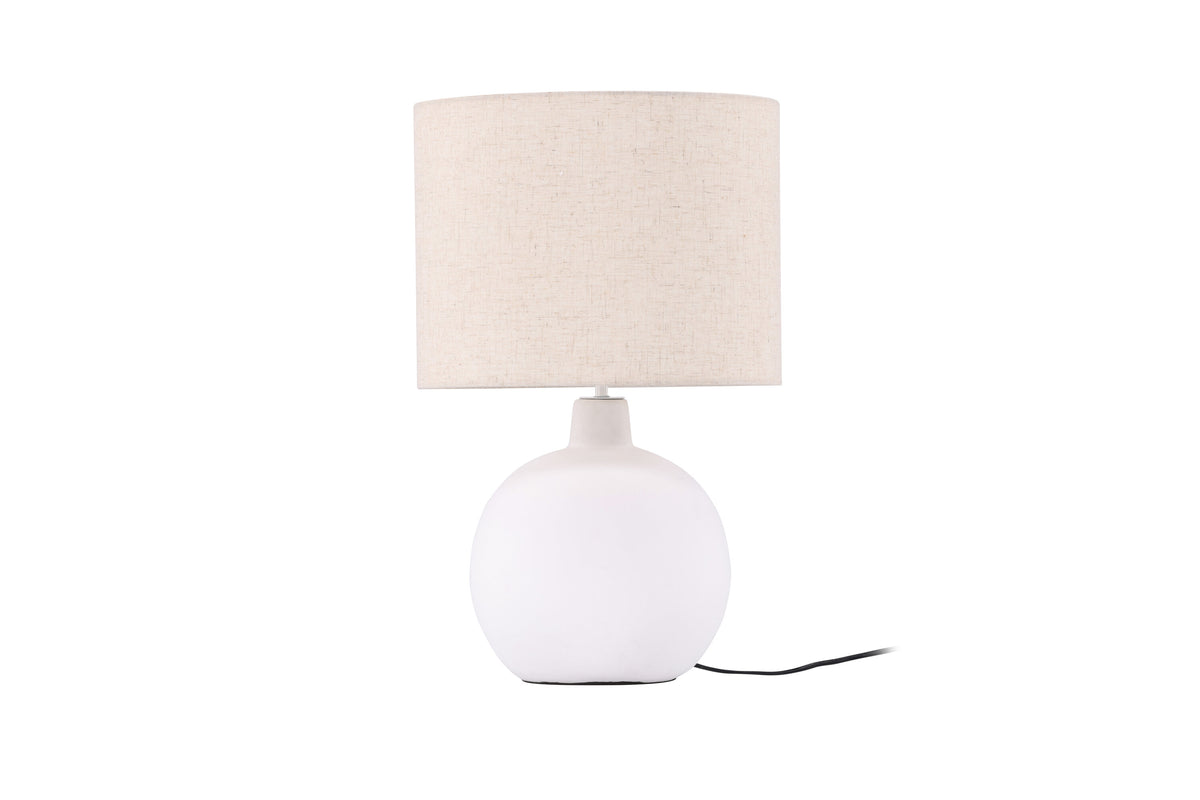Torcello bordslampa vit/beige linne