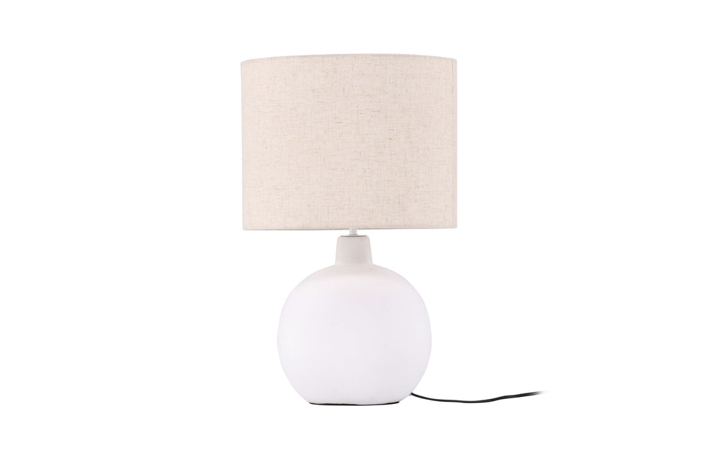 Torcello bordslampa vit/beige linne