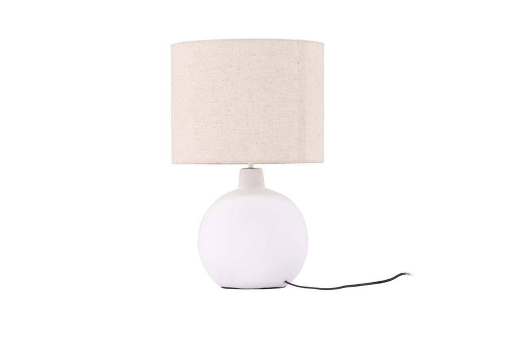 Torcello bordslampa vit/beige linne