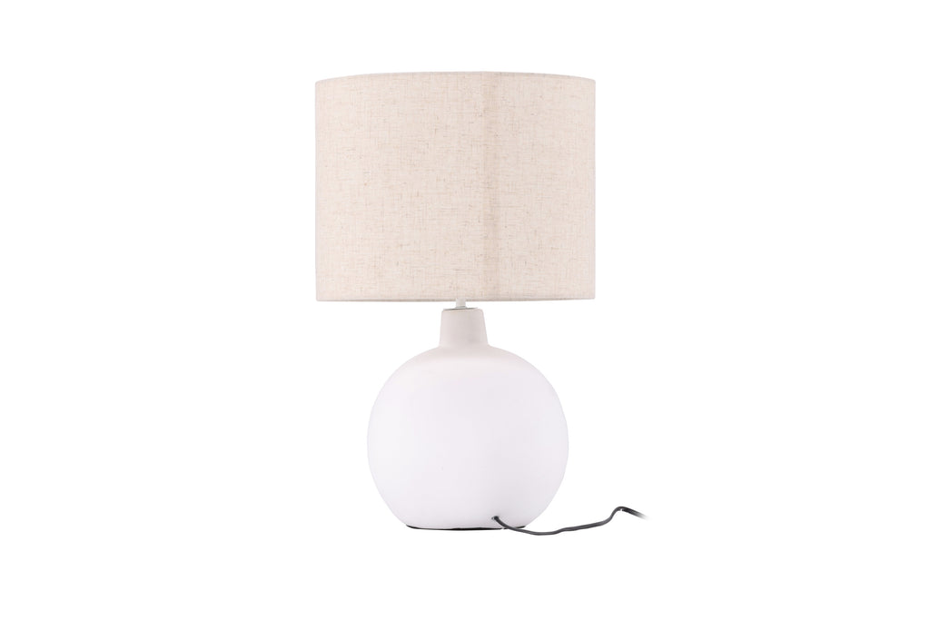 Torcello bordslampa vit/beige linne