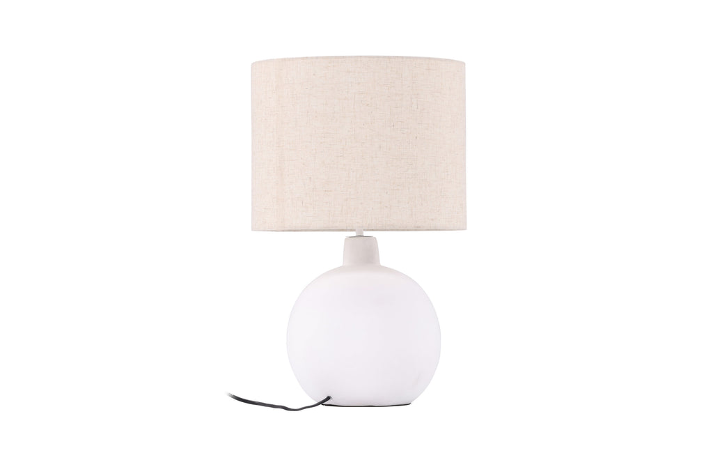 Torcello bordslampa vit/beige linne