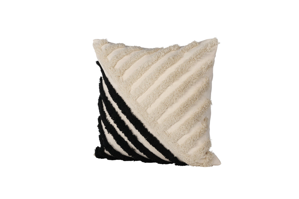 Zara kuddfodral 45x45 cm svart/vitt