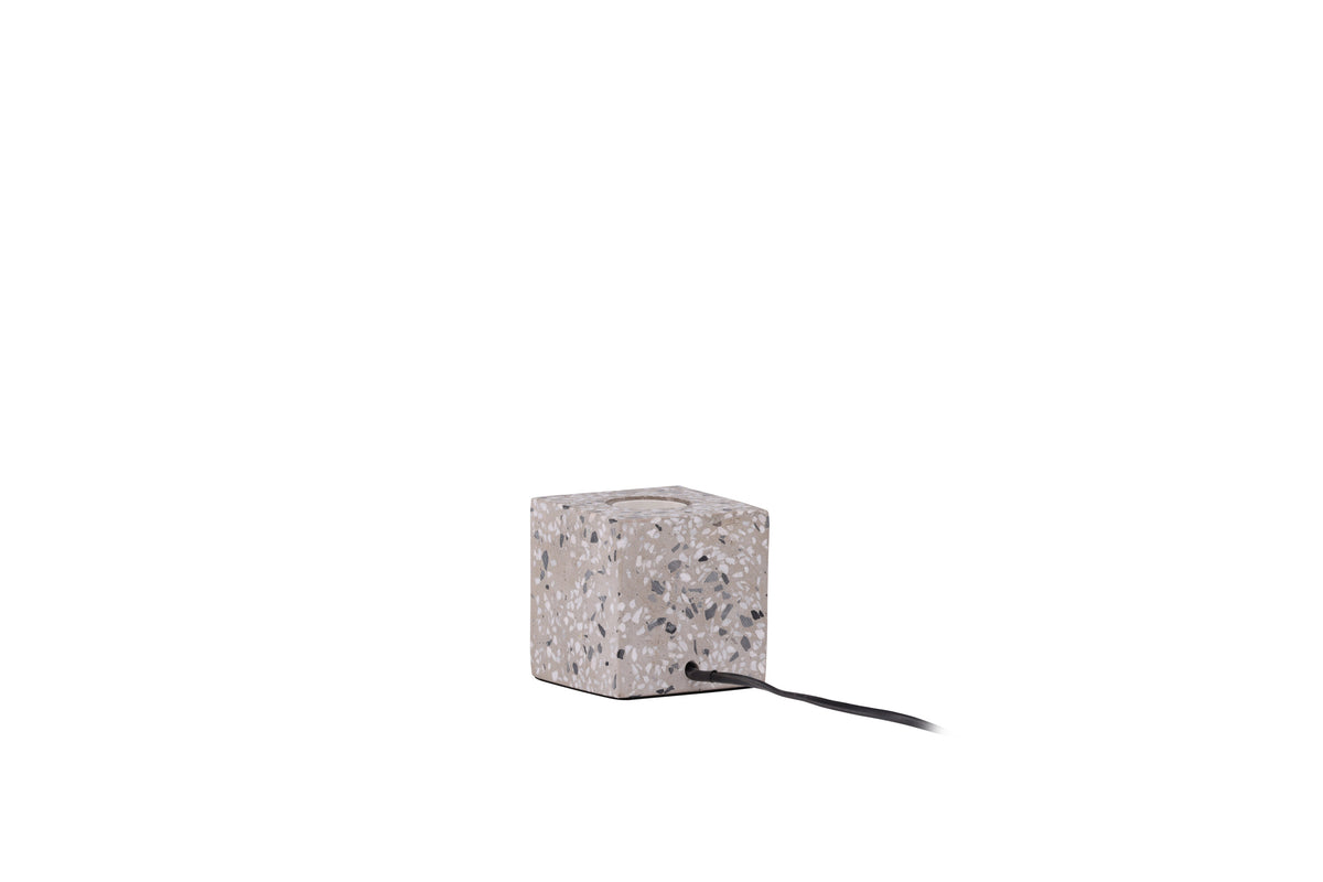 Rilche bordslampa vit med klarglas