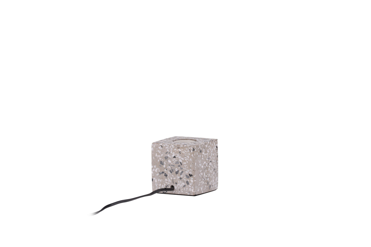 Rilche bordslampa vit med klarglas