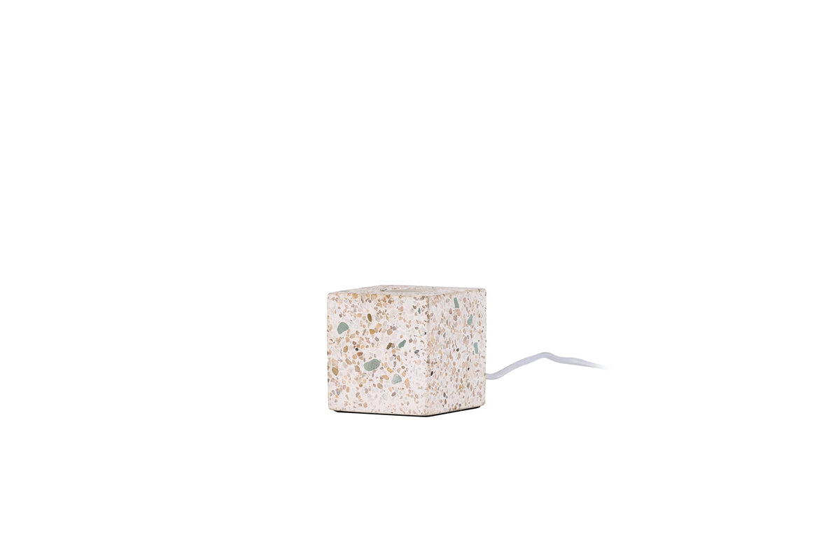 Rilche bordslampa grå med klarglas