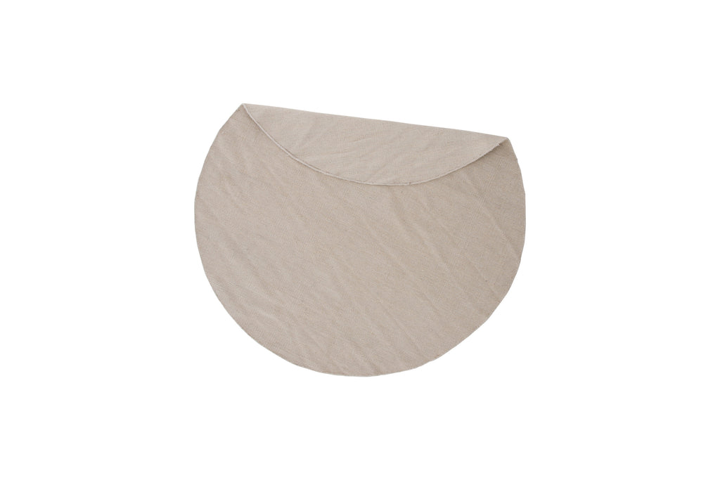 Jaipur ullmatta Ø200 cm beige