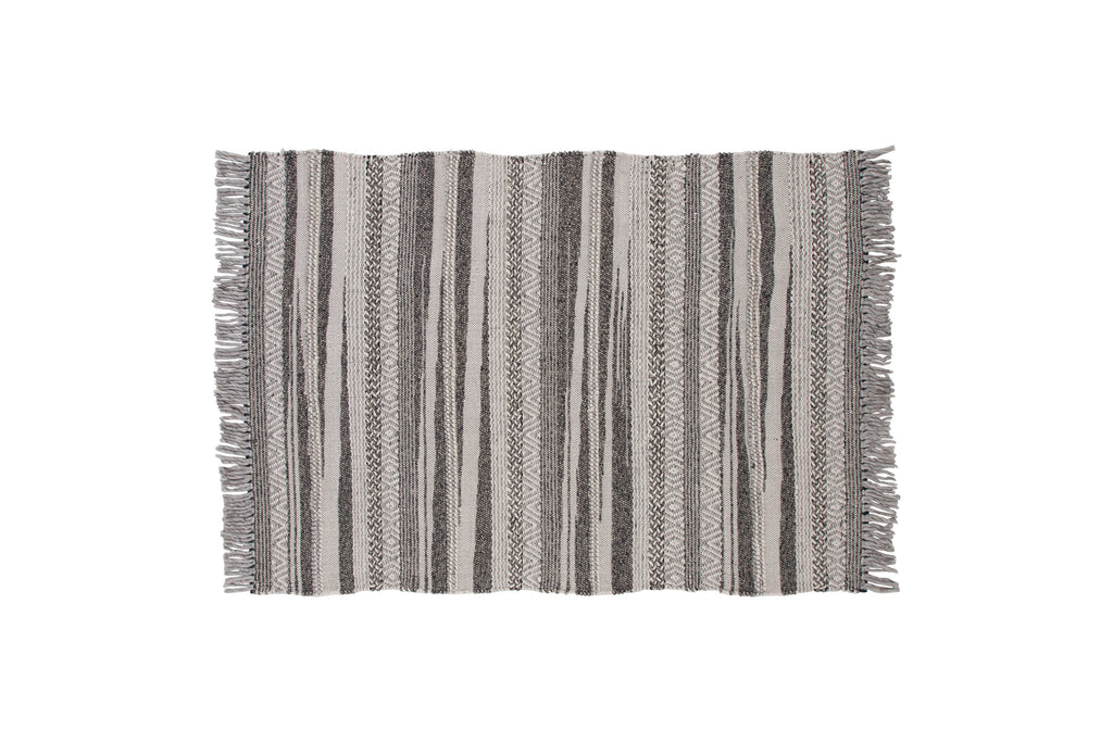 Alwar ullmatta 170x240 cm mörkgrå