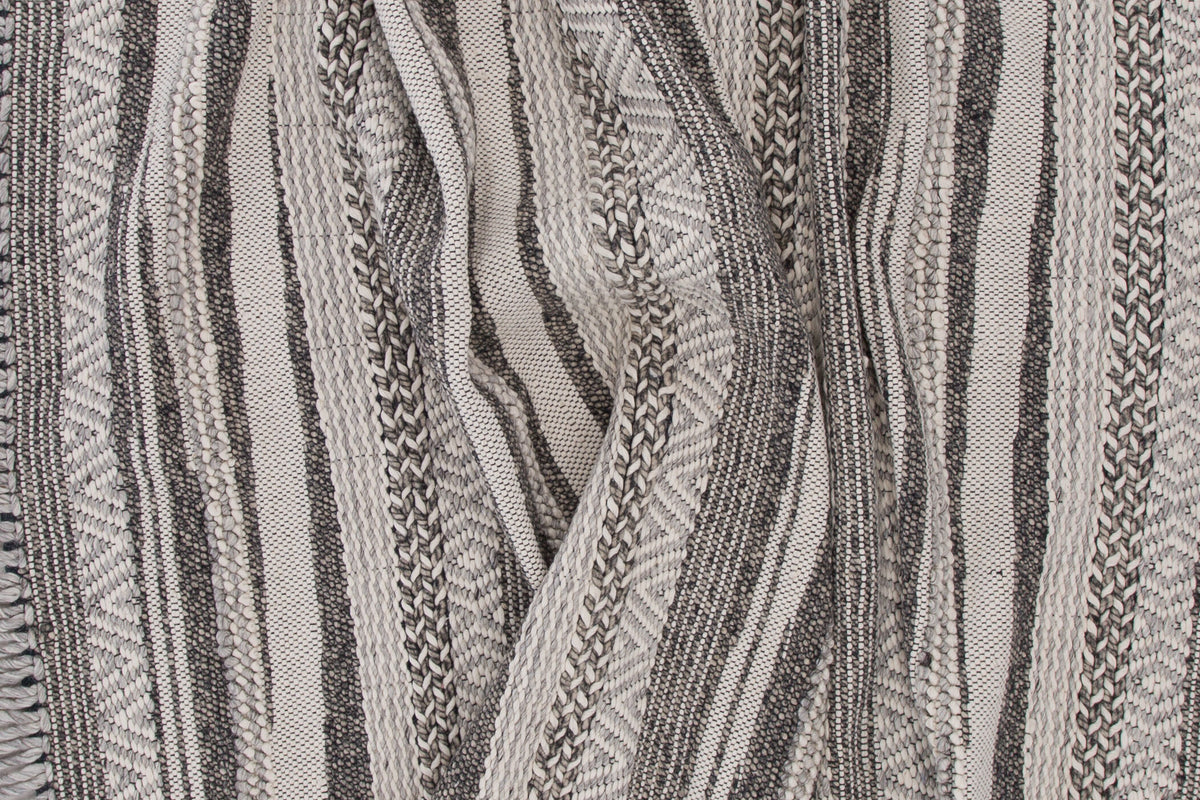 Alwar ullmatta 170x240 cm mörkgrå