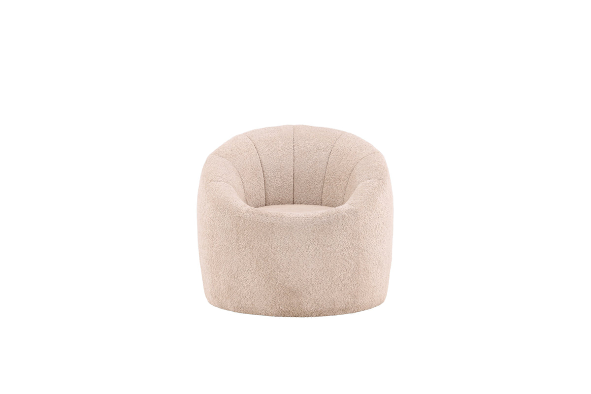 Warren fåtölj beige bouclé