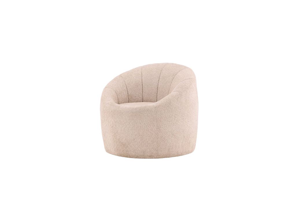 Warren fåtölj beige bouclé