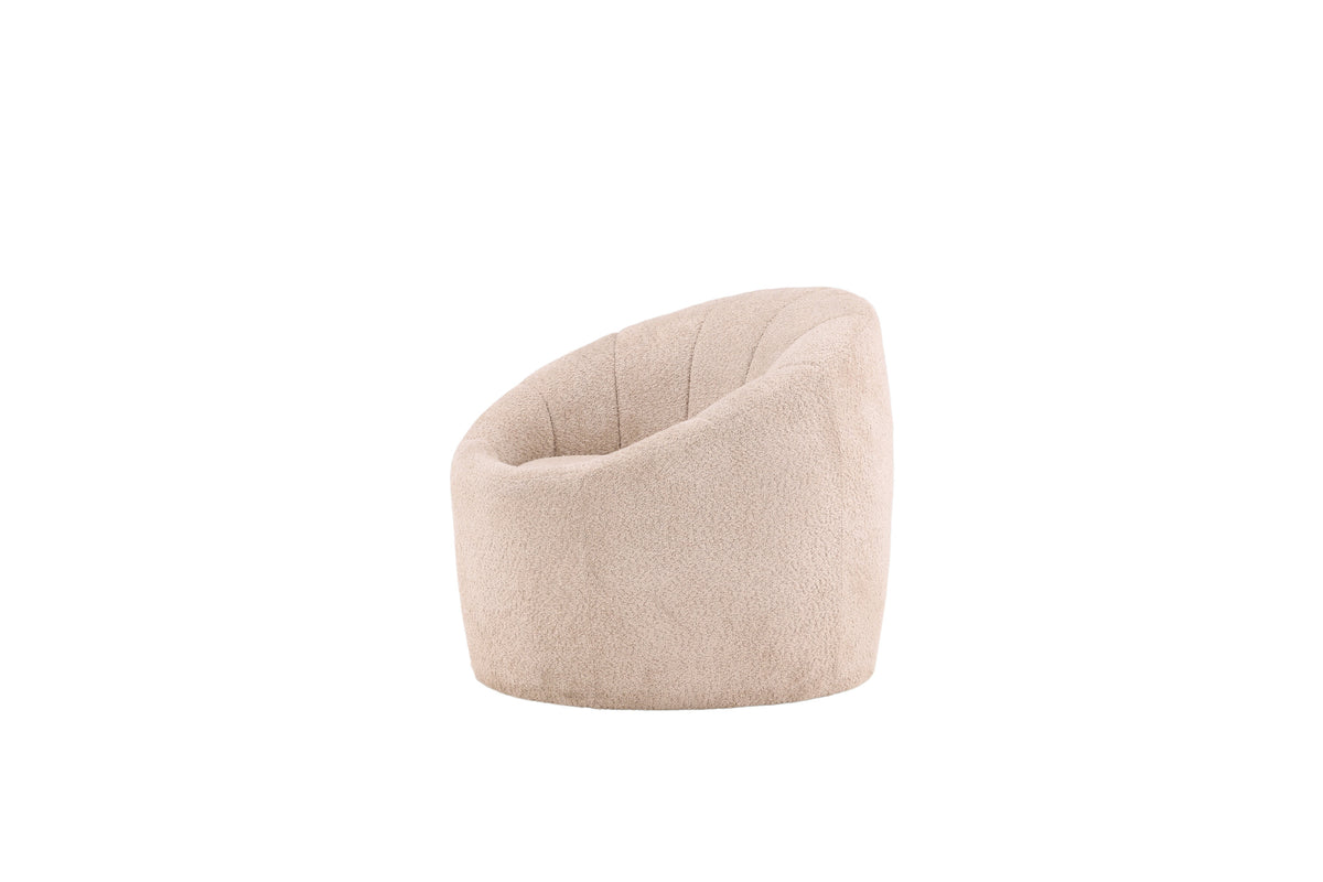 Warren fåtölj beige bouclé