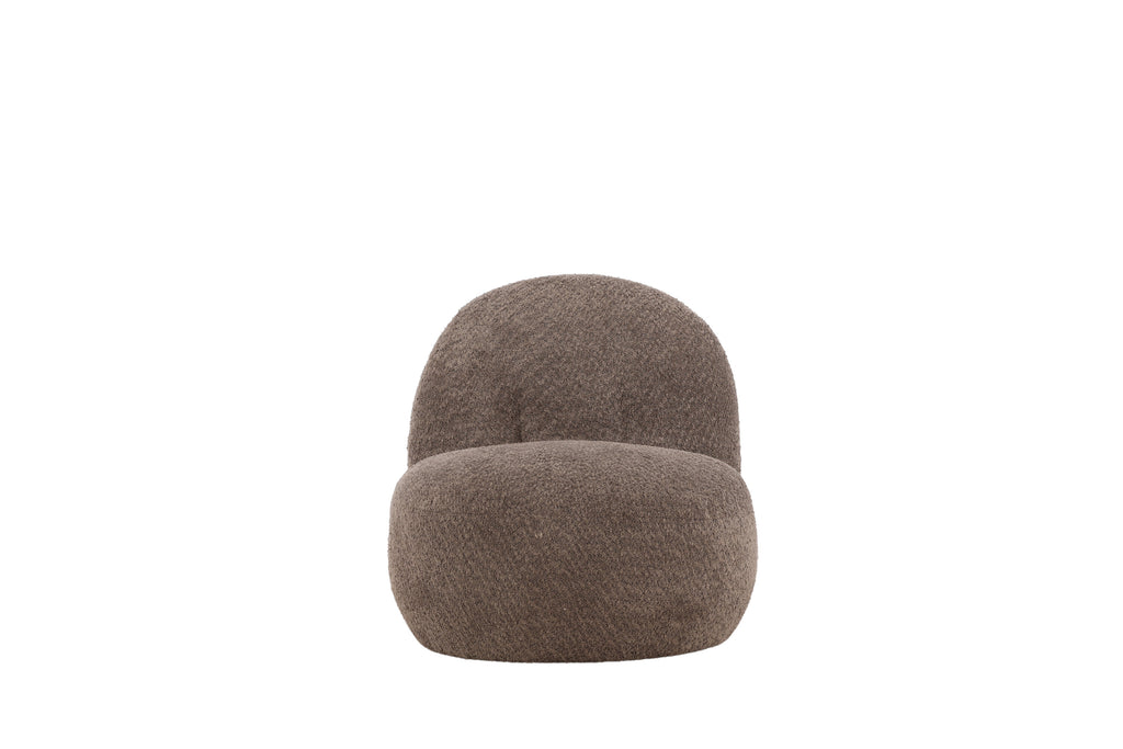 Omaha fåtölj brun bouclé