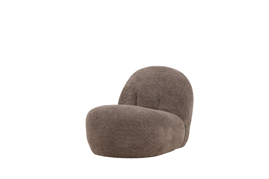 Omaha fåtölj brun bouclé