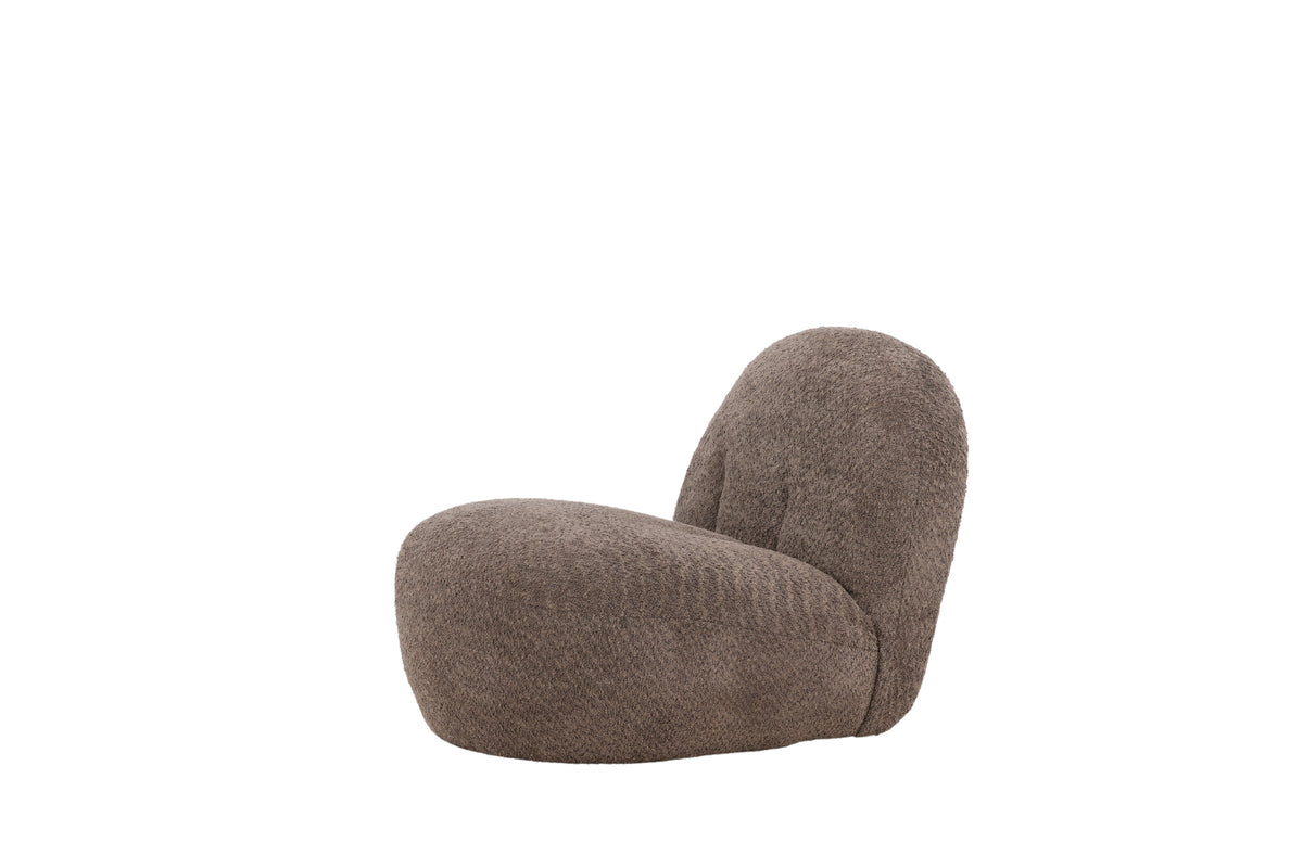 Omaha fåtölj brun bouclé