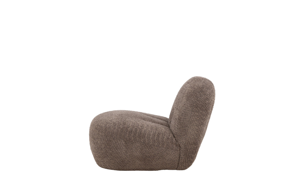 Omaha fåtölj brun bouclé