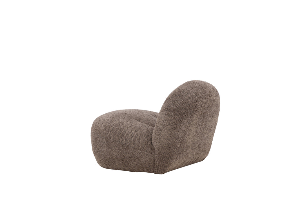 Omaha fåtölj brun bouclé