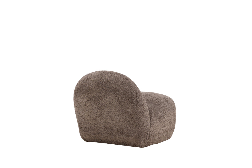 Omaha fåtölj brun bouclé