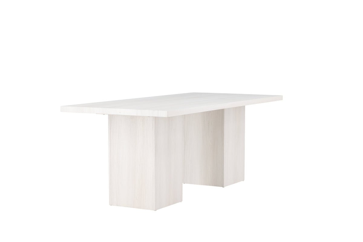 Olga matbord 200x75 cm vitlaserat