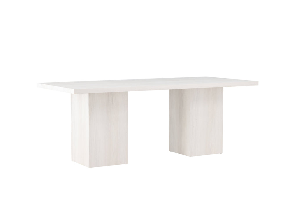 Olga matbord 200x75 cm vitlaserat