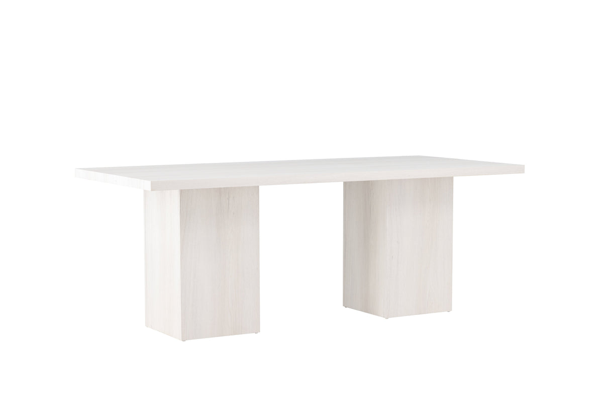 Olga matbord 200x75 cm vitlaserat