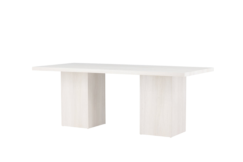 Olga matbord 200x75 cm vitlaserat
