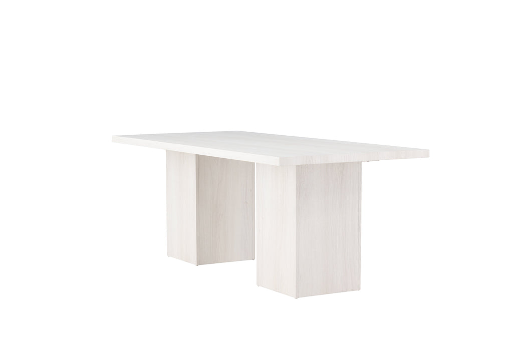 Olga matbord 200x75 cm vitlaserat