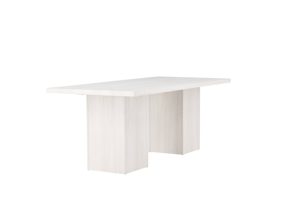 Olga matbord 200x75 cm vitlaserat