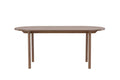 Andy ovalt matbord 180x75 naturfärgad MDF