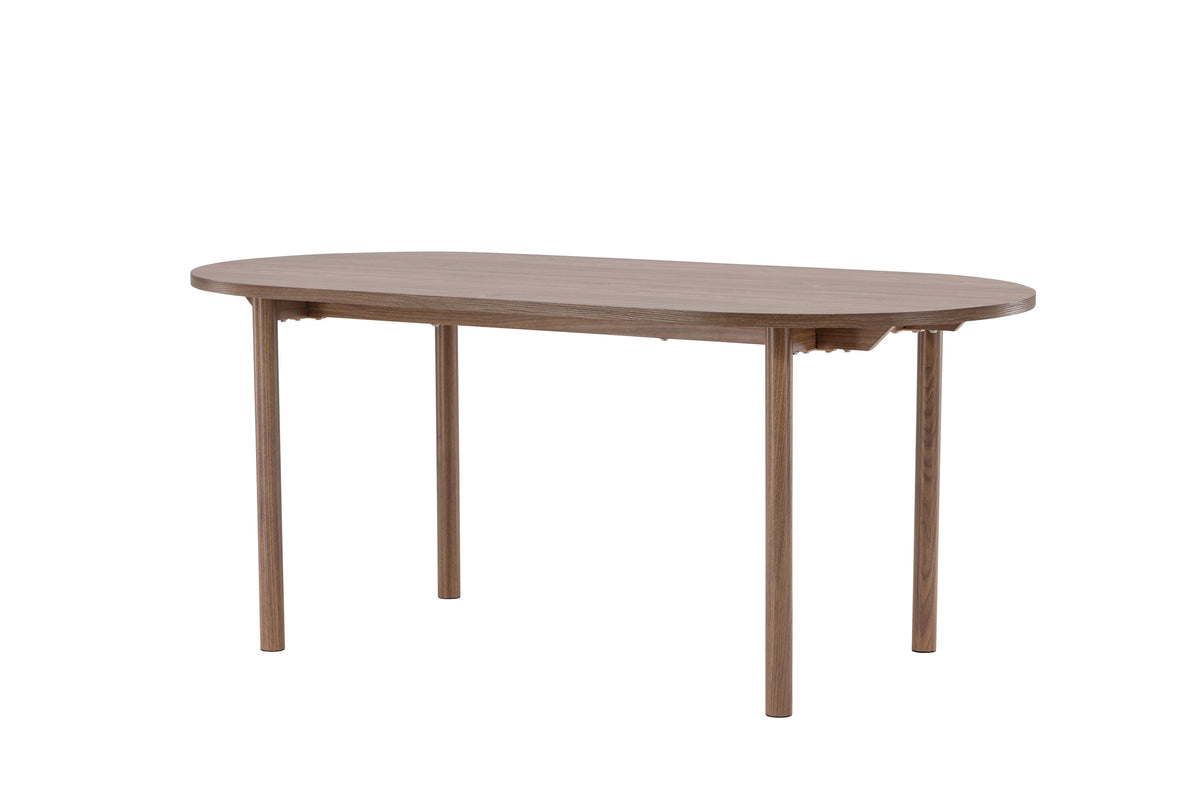 Andy ovalt matbord 180x75 naturfärgad MDF