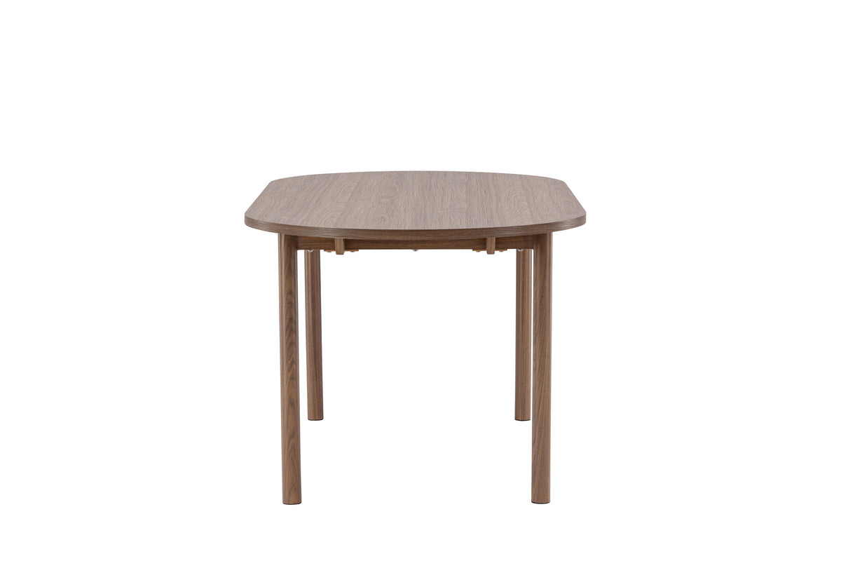 Andy ovalt matbord 180x75 naturfärgad MDF