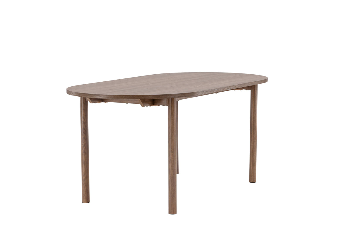 Andy ovalt matbord 180x75 naturfärgad MDF