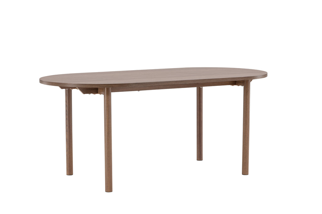 Andy ovalt matbord 180x75 naturfärgad MDF