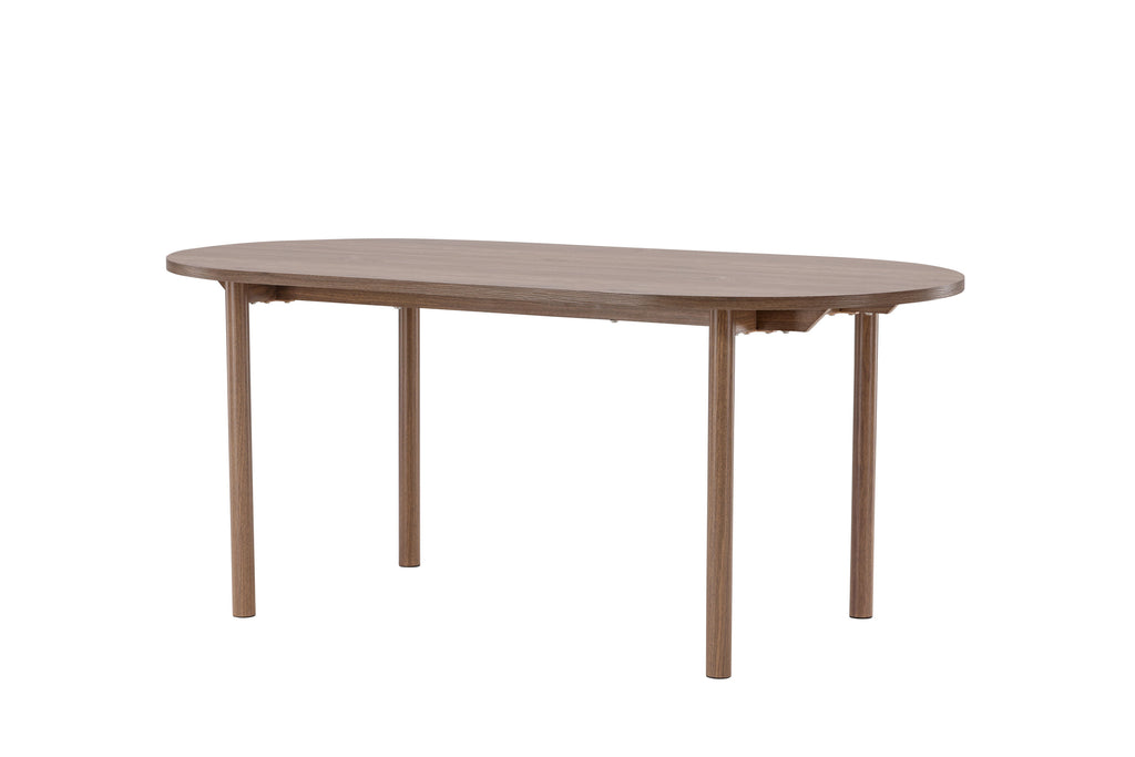 Andy ovalt matbord 180x75 naturfärgad MDF